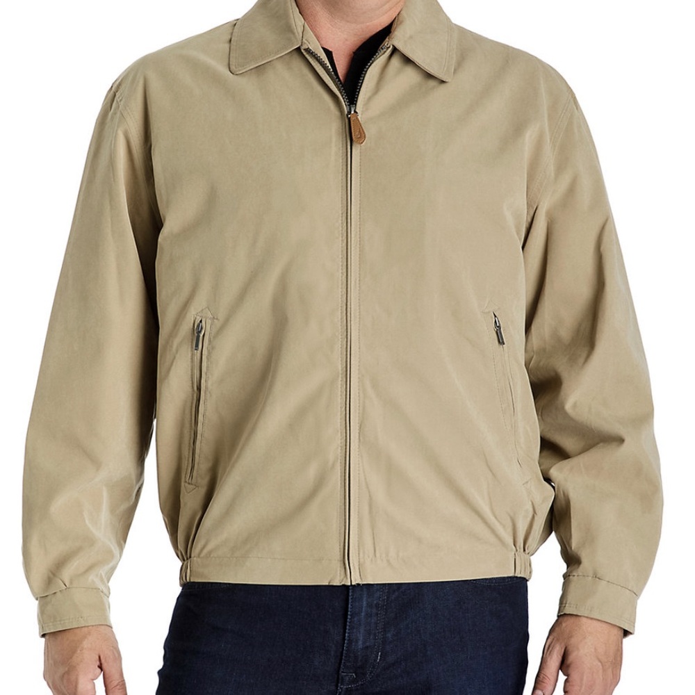 London Fog Men's Auburn Zip-Front Golf Jacket Size-L